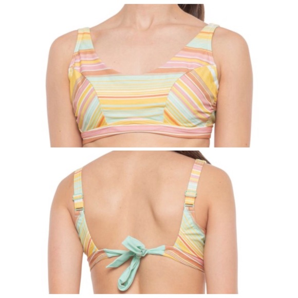PRANA NWT Abella Underwire Swim Bikini Top Sz Medium 36D - Picture 1 of 11